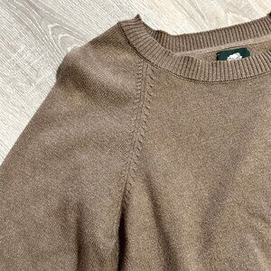 Roots Brown Crew Knit Sweater